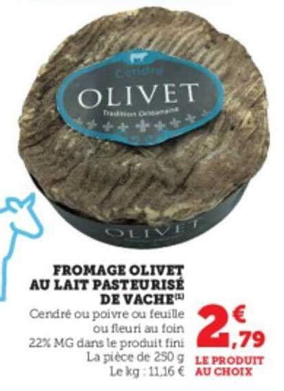 Promo Fromage Olivet Au Lait Pasteurisé De Vache chez Hyper U