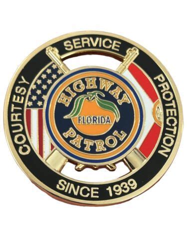 Florida Highway Patrol Honor Guard Challenge Coin State Police Desantis