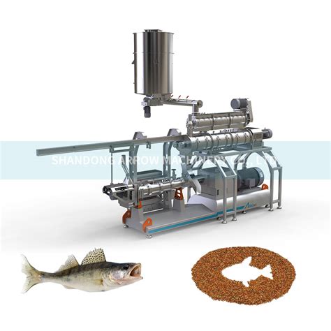 Electric Fish Feed Extruder Machine Sinking And Floating Fish Feed