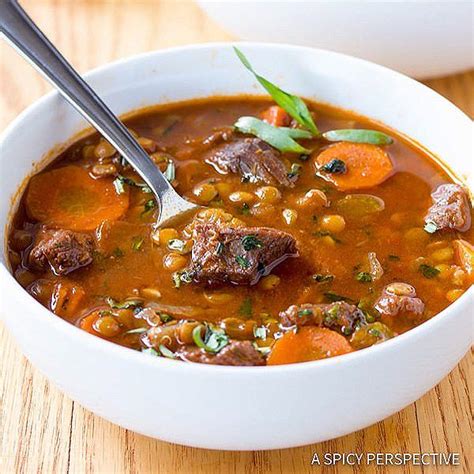 Healthy Beef And Lentil Soup Recipe The Feedfeed