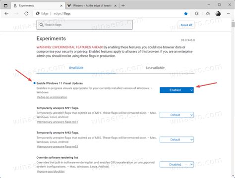 How To Enable Windows 11 Visual Updates For Microsoft Edge Riset