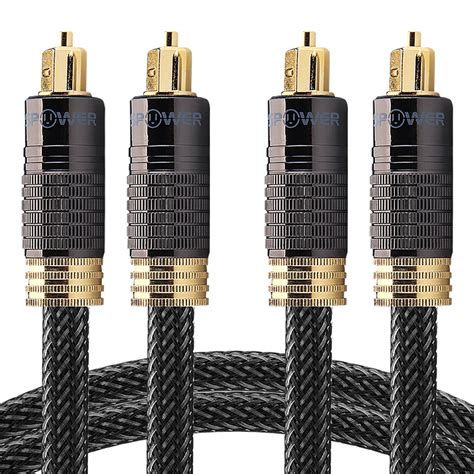 Amazon FosPower cable Toslink de audio óptico digital bañado en