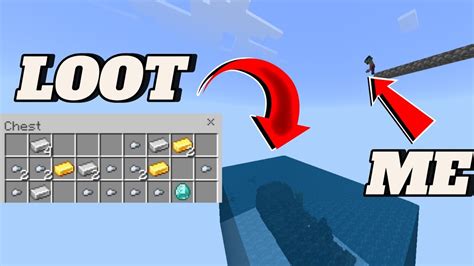 Amazing Loot Minecraft Skyblock Pocket Edition Survival Series