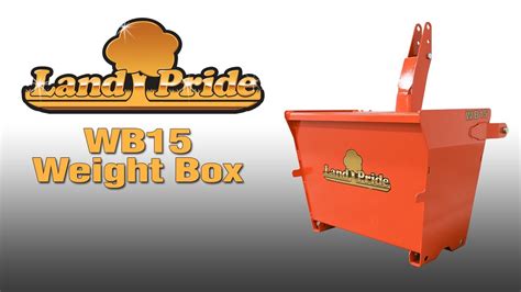 Land Pride Wb Weight Box Youtube