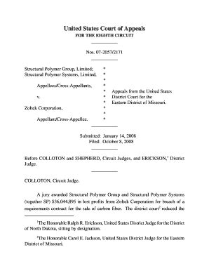 Structural Polymer Group Limited Ca8 Uscourts Form Fill Out And Sign