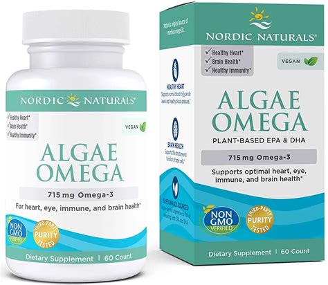 Nordic Naturals Algae Omega Mg Omega Epa Dha Softgels Low