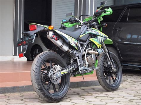 40 Gambar Modifikasi Kawasaki Klx 150 Keren Terbaru Modif Drag