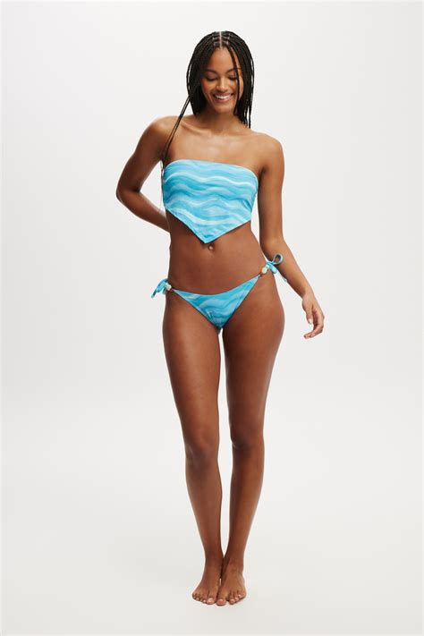 Fixed Tie Side Brazilian Bikini Bottom