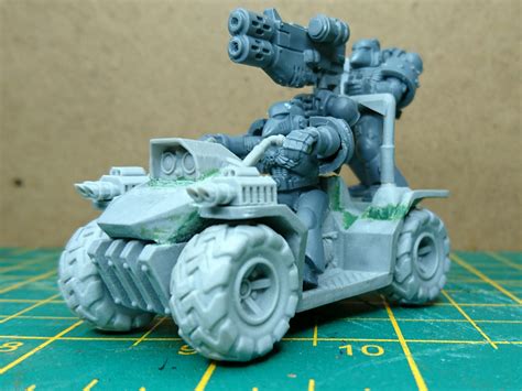 Space Marine Attack Quad Bike Conversion Rwarhammer40k