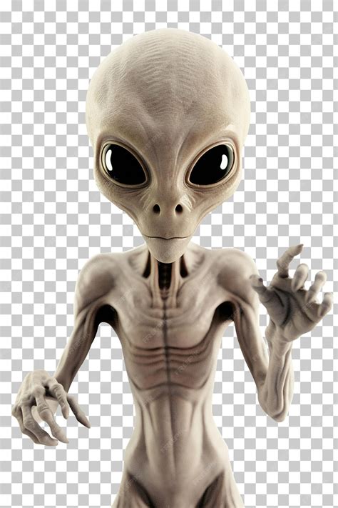 Premium Psd Alien Extraterrestrial Isolated On Transparent Background