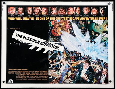 The Poseidon Adventure 1972 Original Half Sheet Movie Poster