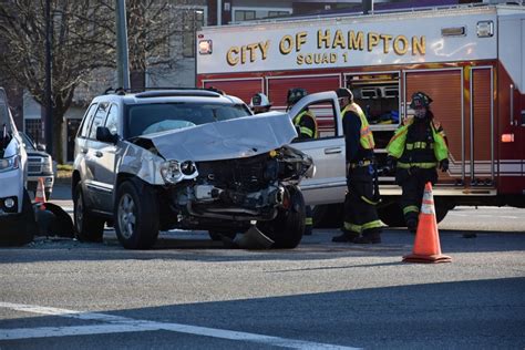 2 Hospitalized Following Two Vehicle Crash In Hampton