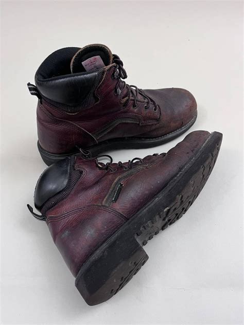 Red Wing Mens Red Wing 926 Eh Dyna Force Brown Leather Work Boots 10d