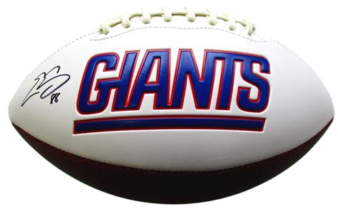 Evan Engram Signed New York Giants Logo Football Jsa