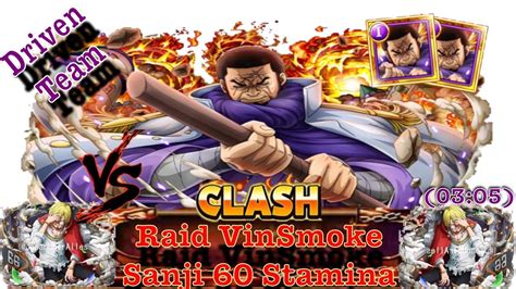 Optc Jpn Double Legend Fujitora Clash Raid Vinsmoke Sanji Stamina