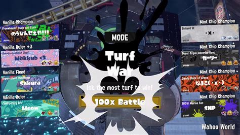 Splatoon Splatfest Team Vanilla X X Tri Colour Turf Youtube