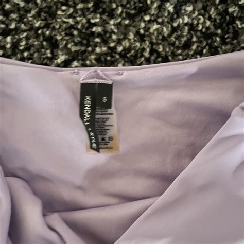 Purple Kendall And Kylie Bikini Size Small Cut Out Depop