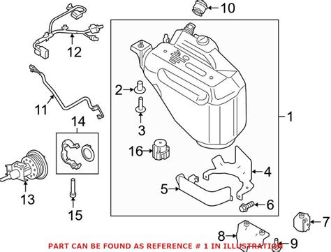 Land Rover Diesel Exhaust Fluid Def Tank Assembly Lr114289 Genuine