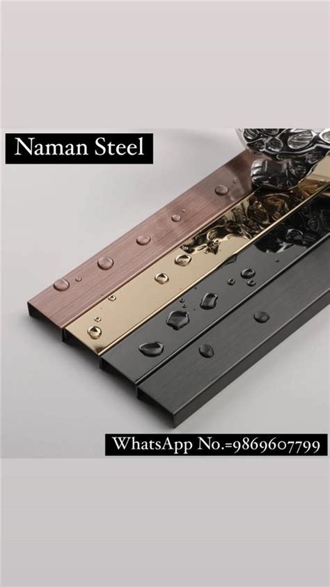 Naman Designs Pvd Stainless Steel U Profile Buy Naman Designs Pvd