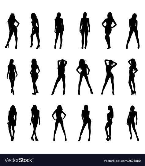 Sexy Girls Royalty Free Vector Image Vectorstock