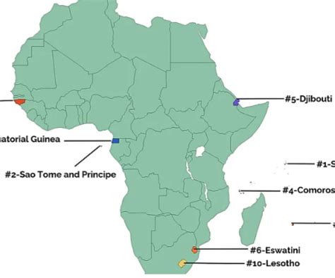 10 Least Populated Countries In Africa Howafrica