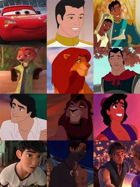 Some Disney male characters by aliciamartin851 on DeviantArt