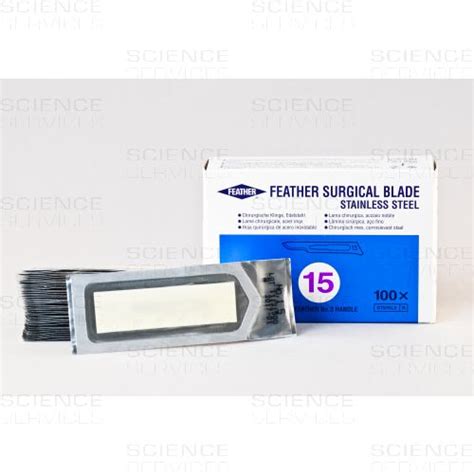 Feather Sterile Scalpel Blades 15 100bx