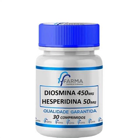 Diosmina Mg Hesperidina Mg Comprimidos Manipula O Farm Cia