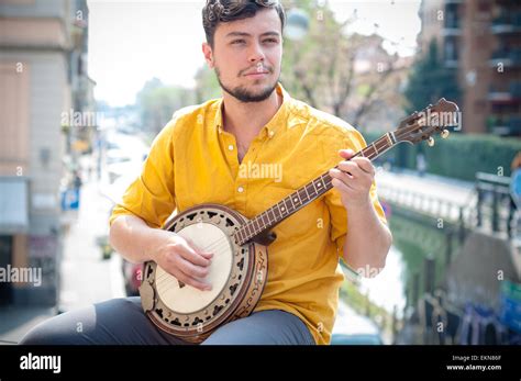 Man Playing Banjo Hi Res Stock Photography And Images Alamy