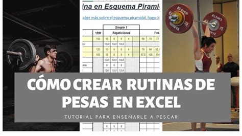 Plantilla Para Rutina De Gimnasio Excel Actualizado Noviembre 2023