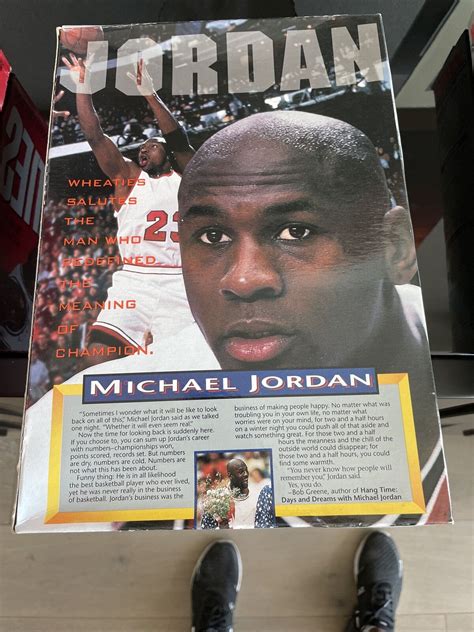 Mavin Wheaties 4 Cereal Box Michael Jordan Chicago Bulls 2 Back And 2