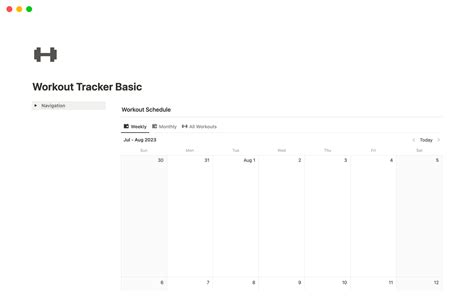 Workout Tracker By Rosidssoy Template Notion Marketplace