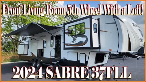 2024 SABRE 37FLL Front Living Room Fifth Wheel With A Loft 4 Slide