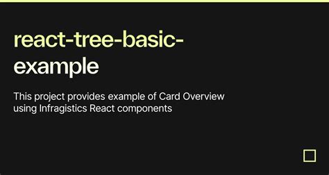 React Tree Basic Example Codesandbox