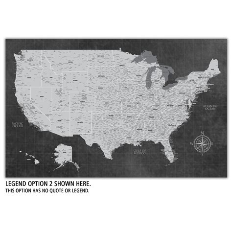 Push Pin Map of the USA - Single Panel | Holy Cow Canvas