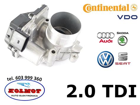 Przepustnica Korpus Przepustnicy Audi Seat Skoda Vw Tdi Orygina