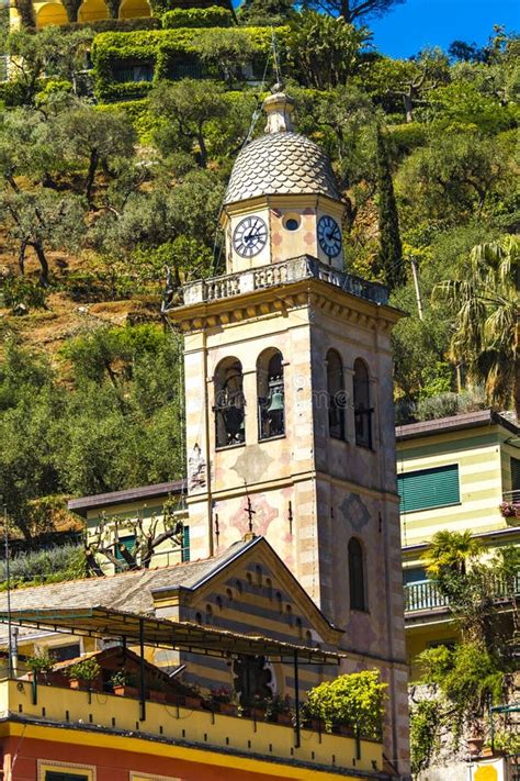 Portofino Italy Saint Martin San Martino Church Stock Photo Image