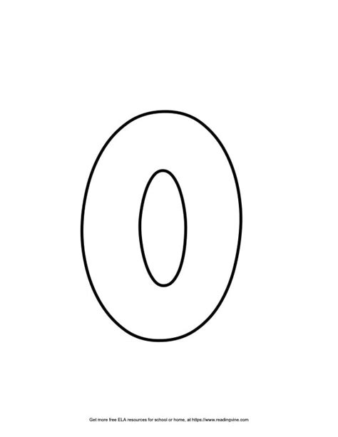 Round Lowercase Bubble Letter O Image ReadingVine