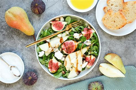 Winterlicher Feldsalat Mit Feigen Und Ziegenk Se