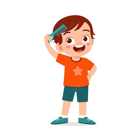 Kid Brushing Hair Stock Photos Royalty Free Kid Brushing Hair 3648322
