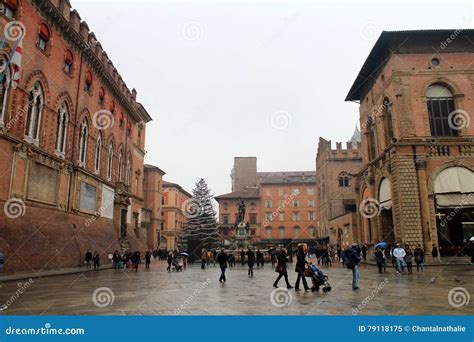 Neptune Square In Bologna Italy Editorial Image Image Of Historic