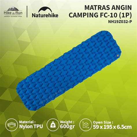 Jual Naturehike Matras Angin Waterproof NH19Z032 P FC 10 Sleeping Pad