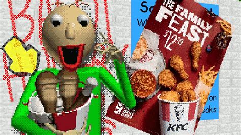 Baldi Loves Kfc Baldis Basics Mod Youtube