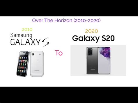 All Samsung Galaxy S Over The Horizon 2010 2020 YouTube