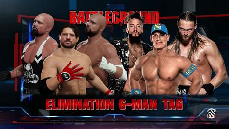 Battleground 2016 The Bullet Club Vs John Cena Enzo And Big Cass Wwe