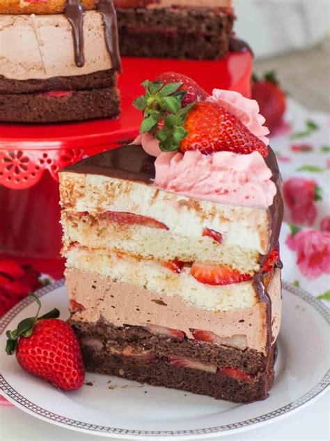 Strawberry Tuxedo Cake Recipe Video Tatyanas Everyday Food