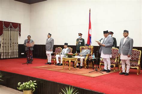 Nanda Sworn In As Minister Of State For Physical Infrastructure