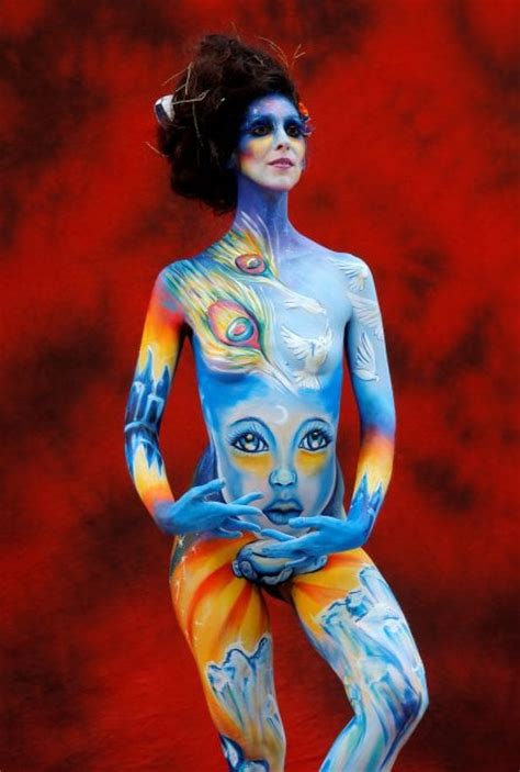 Austria Corpi E Colori Sfilano Le Regine Del Body Painting La