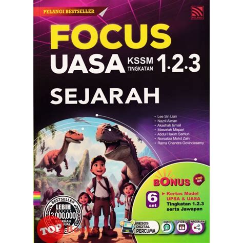 Topbooks Pelangi Focus Uasa Sejarah Tingkatan Kssm