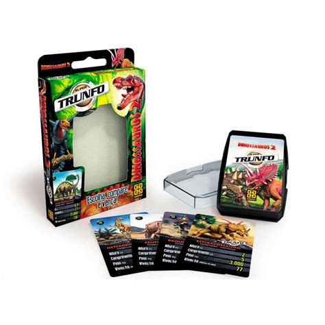 Jogo De Cartas Super Trunfo Dinossauros 2 Grow Shopee Brasil